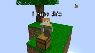 i play minecraft skyblock for the first time ever