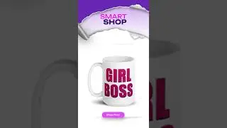 Girl Boss - White Glossy Mug - Pink Font