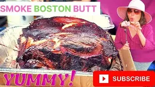 How I Smoke Boston Butt//The result//Rutherford Vlogs #subscribe #foryou #howto #pork #family #fyi