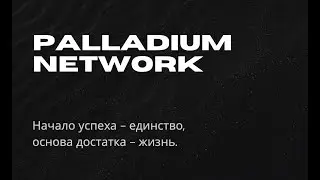 Старт сообщества Palladium Network