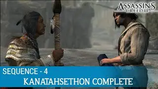 Assassin's Creed 3 - Sequence 4 Kanatahsethon Complete - Gameplay