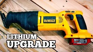 Turning an Old DeWalt Reciprocating Saw in a Lithium Powered Beast!