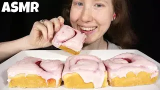ASMR CINNAMON ROLL MUKBANG (No Talking) EATING SOUNDS