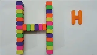 Alphabet Capital H by Colourful Erasers, House 🏠