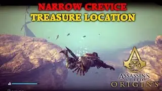 Assassin's Creed Origins - Narrow Crevice - Treasure Location - Lake Mareotis