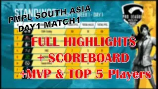 TSM-ENTITY 19 Kills | PMPL Highlights | Full HIGHLIGHTS + SCORECARD+ MVP & TOP 5 PLAYERS