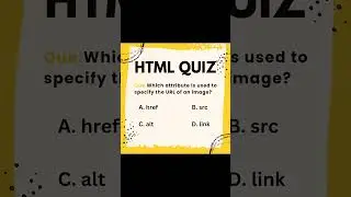 HTML Quiz #html #css #javascript #webdev#100daysofcode #webdeveloper #shorts