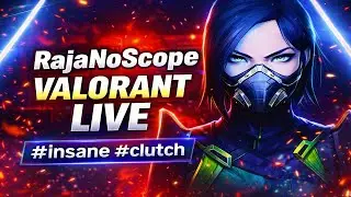 RajaNoScope INSANE 1v5 Clutch | Valorant Pro Play