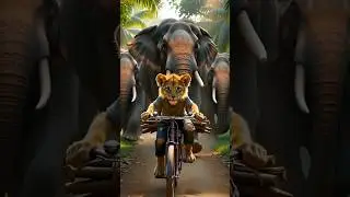 Lion puppy and elephants rescue stuck bus🥹_moral story inspiration 🙏😭 #shorts #viralshorts