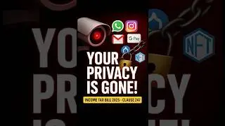 New Income Tax Bill 2025: End of Privacy in India? 😨 | WhatsApp, Insta, GPay Under Govt Control