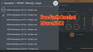 Free EDM synth oneshot 20wav VOL.2