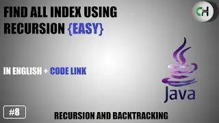Find all index | Find all index using recursion in java | Find all index using recursion