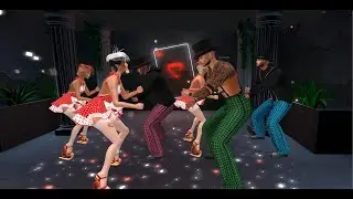 DANCE WITH DOLLS, ТАНЕЦ С КУКЛАМИ IN SECOND LIFE, DANIELIT AND FRIENDS