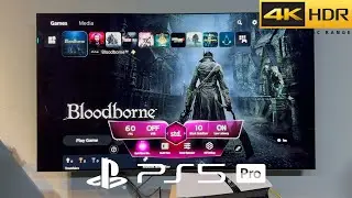 Bloodborne PS5 Pro Gameplay With LG Oled TV 4K (ps4 image enhancement)