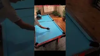 #pool trickshot 🎱🔥 video/pocket 3 of 3 kick cut 90&deg; ! #short