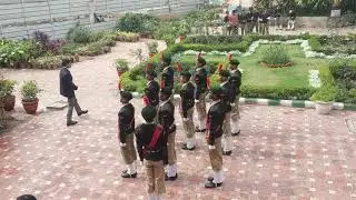 Ncc grup of rajdhani college at zakir husan college ncc fest