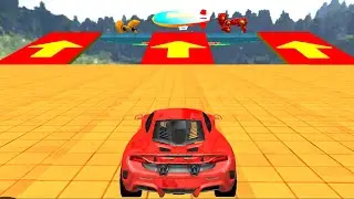 Crazy Impossible Car crash Stunts : Crash simulator - Ramp car stunts Android gameplay