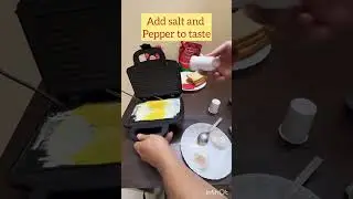 Easy Hack:Fried Egg in SandwichMaker #toaster #eggrecipe #sandwichmaker #panini #prestige #press