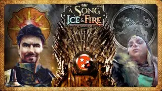 Oberyn Martell vs Maege Mormont (Stark) Awesome Battle Report - ASOIAF miniature game