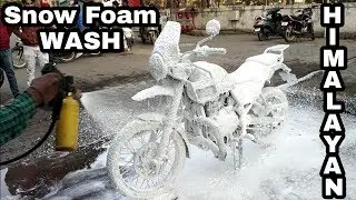 Foam Wash for Bikes | Royal Enfield complete Washing Steps | Himalayan wash | Engineer Singh