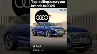 Top selling luxury cars in 2025 #tinyinfo #luxurycars #bmw #audi #cadillac #lexus #expensivecars