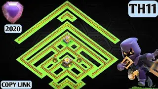 NEW BEST TH11 TROPHY BASE 2020 WITH COPY LINK AND REPLAYS||TH11 TROPHY SAVING BASE||CLASH OF CLANS