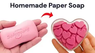Homemade Paper Soap Making | Pocket Soap Business Idea 