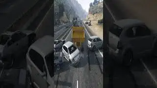 bulldozer crash 13 gta5 #shorts