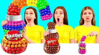 تحدي لوحة كبيرة أو متوسطة أو صغيرة | المأجورون الغذاء مضحك TeenTeam Challenge