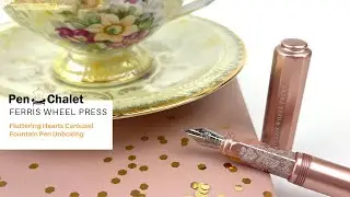 Ferris Wheel Press Fluttering Heart Special Edition Carousel Fountain Pen Unboxing