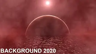 Futuristic planet background video