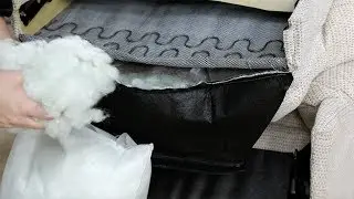Adding/Adjusting Fiber in a Best Home Furnishings Recliner Back