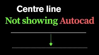 center line not showing in autocad | linetype not showing in autocad