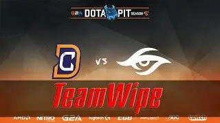 Team Secret vs Digital Chaos Team wipe game 1