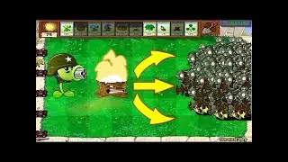 Plants vs Zombies Hack - Gatling Pea Torchwood vs Zombies|PokePlayer