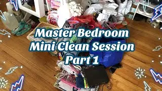 Hoarders Heart Master Bedroom Mini Clean Out DeClutter Purge Part 1