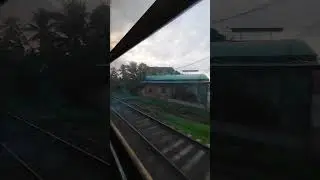 Chilaw to Panadura Muthu Kumari Semi Express Train Crossing Puttalam Main Road Near Negombo