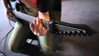 DEATH DJENT? - KxK Sii7 Baritone 7 String, Axe FX2, Bare Knuckle Aftermath