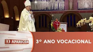 Celebra&ccedil;&atilde;o no Santu&aacute;rio Nacional encerrou o 3&ordm; ano vocacional da Igreja no Brasil