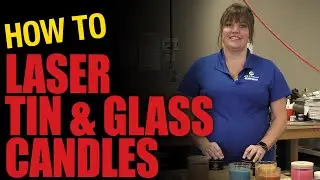 How to Laser Tin and Glass Candle Holders