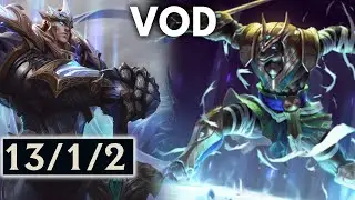 Garen vs Nasus (masters) - high elo SoloQ patch 14.17 - Erislash VODs