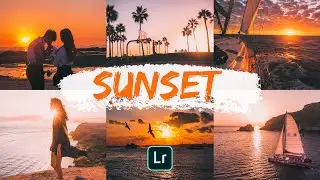 Sunset Preset - Lightroom Mobile Presets Free DNG | How To Edit