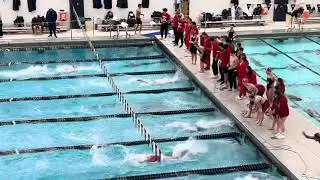 YSU 4 Medley Relay Record!!! #swimminglikepablo #ganggang #thirdwinner