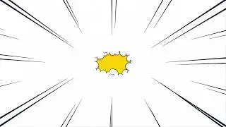 Dynamic comic book speech bubble animation for exciting announcements and creative projects