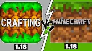 Crafting and Building 1.18 vs Minecraft PE 1.18 / MCPE vs Crafting and Building