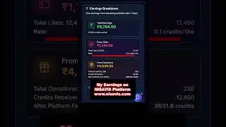 💰 Real Earning Proof from NISAVIS Streaming Platform 🔥
