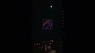 show de drones completo en el tianguis tur&iacute;stico 2021 en Merida, Yucatan.