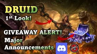 DRUID официально анонсирован l РОЗЫГРЫШ + Новый сервер Discord | Diablo Immortal