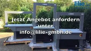 Rahmengr&ouml;&szlig;en automatische Umreifungsmaschine TP 601 D Lilie GmbH