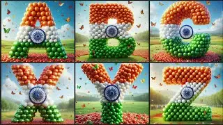 Celebrating the Indian Flag | Creative ABCD Designs #independenceday #abcd #republicday